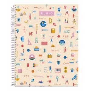 Libreta A-4 Motivo Salmon