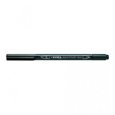 ROTULADOR LYRA AQUA BRUSH DUO NEGRO