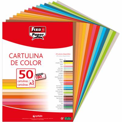 Cartulina Din A-3 Colores Intensos Surtidos